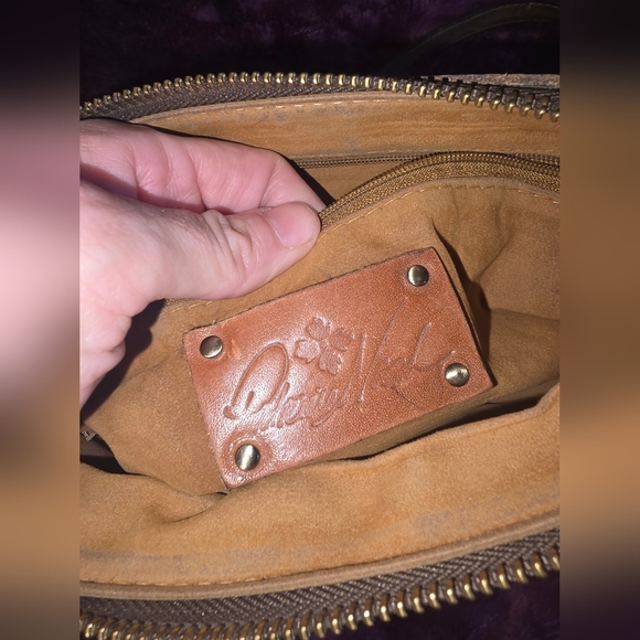 PATRICIA NASH EMELINE CROSSBODY PRAIRIE ROSE ORIG LEATHER FLORAL - Picture 15 of 16